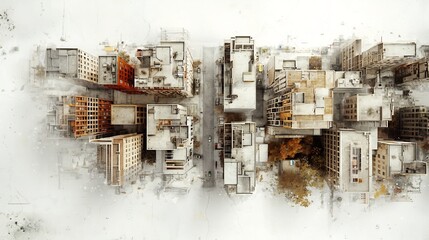 Poster - A photograph depicting a infection map integrated with a virtual twin system that monitors and tracks the impact of urban density on the spread of the disease