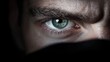 © MAY - Eyes narrowed in suspicion and mistrust, radiating skepticism, doubt, and a sense of unease or distrust in a situation.