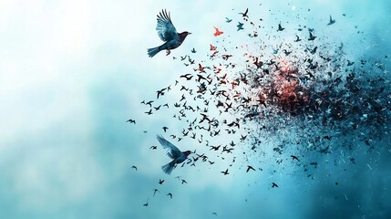 Poster - cutting edge virtual twin technology enables comprehensive tracking and analysis of bird flu pattern