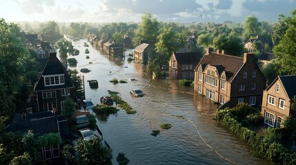 Poster - integrated urban flooding forecast map with virtual twin projection for disaster preparedness and cl