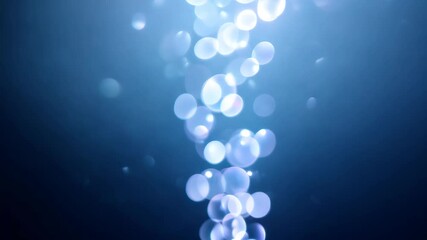 Aufkleber - Colorful light bokeh creates a mesmerizing visual effect in a dark environment