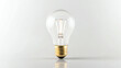 © InspirationDesign - Classic light bulb on white background