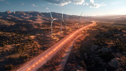 Poster - Renewable Energy Potential Map with Virtual Twin Technology for Optimizing Wind Farm Placements and Improving Clean Energy Efficiency