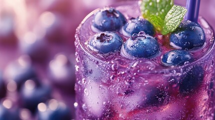 Sticker - Blueberry smoothie