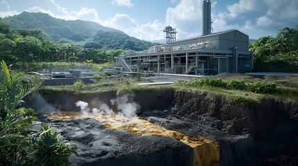 Poster - geothermal resource map and virtual twin evaluating energy potential for sustainable development and