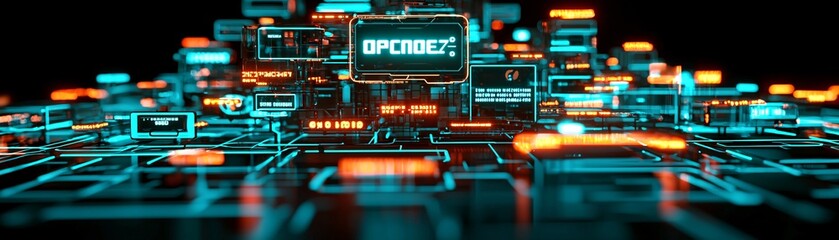 Poster - connectivity-driven digital transformation, featuring sprawling smart city networks, iot devices int