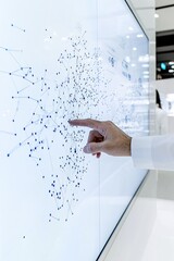 Aufkleber - solutions-focused digital transformation, showing modular systems, plug-and-play designs, and elegan