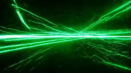 Fototapete - Light display creates stunning patterns in the dark sky during an outdoor event at night