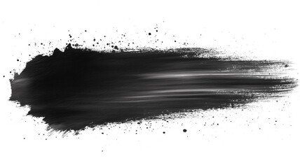 Poster - A black line with white background