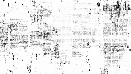 vector white and black newspaper paper grunge vintage old aged texture. vintage grunge newspaper col