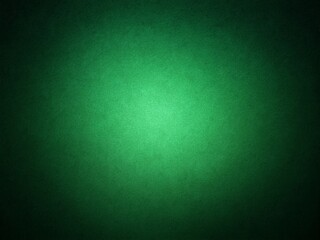 Poster - Minimalist Dark Green Gradient Background with Illuminated Spot on Grainy Black Texture - Wide Banner Size for Elegant and Modern Designs