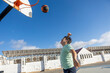 © ADDICTIVE STOCK - Down Syndrome Teenager Enjoying Outdoor Basketball Activity