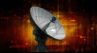 © TAMER YILMAZ - 3d illustration of Satellite dish on abstract technology background