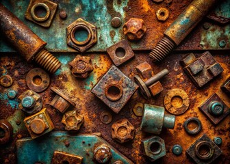 Poster - Rust Metal Background Texture Photography: Grunge, Industrial, Abstract Steel Images