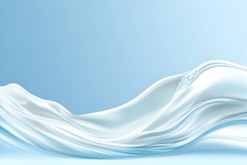 Wall Mural - abstract 3d water wave background