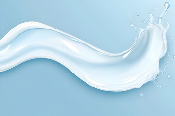 Wall Mural - fluid 3d wave splash background