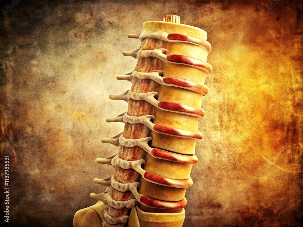 Vintage Medical Photography: Degenerative Disc Disease - Spinal ...