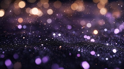 Poster - Glittering particles create a magical atmosphere during a nighttime celebration