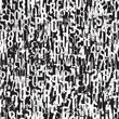 © paseven - Abstract grunge seamless pattern of English letters and scuffed collage of newspaper clippings. Vector background with capital Latin letters in retro style. Suitable for wallpaper, wrapping paper