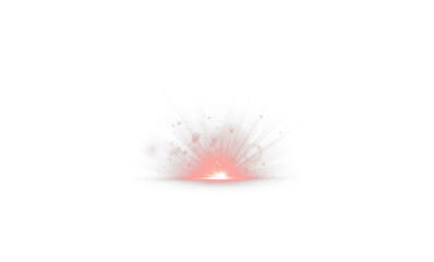 Wall Mural - crystal explosion png. glowing bright the effect of a bright rainbow flash of light on a transparent