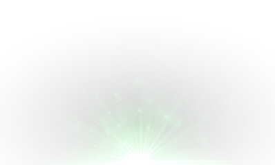 Wall Mural - crystal explosion png. glowing bright the effect of a bright rainbow flash of light on a transparent