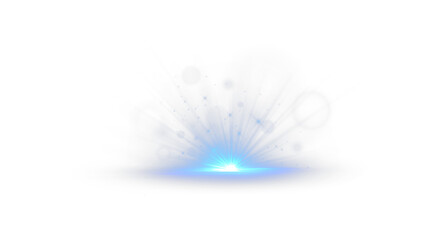 Wall Mural - crystal explosion png. glowing bright the effect of a bright rainbow flash of light on a transparent