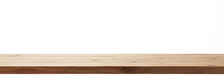 Poster - The wooden table top has a beautiful textured surface, perfectly framed against a clean white background._00002_