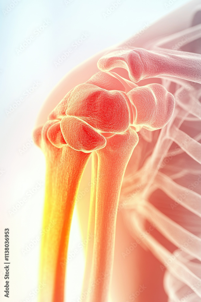 Understanding shoulder pain medical diagram of rotator cuff anatomy ...