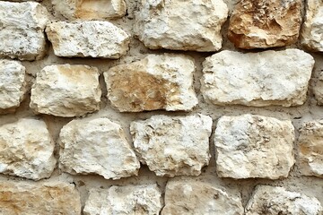 Canvas Print - Close Up Stone Wall Texture