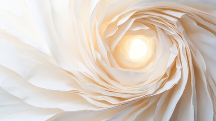 Poster - Surreal Spiral of Glowing Pages in Dim Study Space