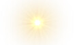 © ira11998877 - Png yellow light effect reflections, neon illumination in yellow colors. Bright light lens. Png spotlight spark. Stadium Lighting. Sunlight, Shiny stars, glowing sparks. Vector