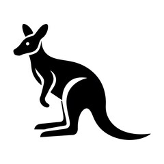 Wall Mural - kangaroo with baby