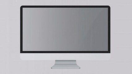 Wall Mural - Computer screen with colorful digital display, design, screen