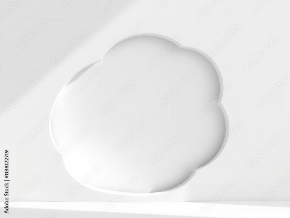 White Box Slideshow Pattern Vector illustration of a slide box die cut mock up template in white ...