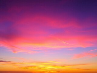 Wall Mural - Vibrant hues of pink, orange, and purple streak across the sky at sunset, creating a mesmerizing and abstract display, sunset, pink