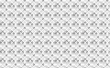 Halftone vector background. Monochrome halftone pattern. Abstract geometric dots background. Pop Art comic gradient black white texture. Design for presentation banner, poster, flyer, business card.