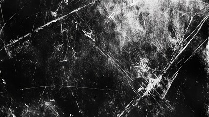 Poster - Abstract chalkboard texture with soft white chalk remnants and grunge marks, creating a blank slate aesthetic