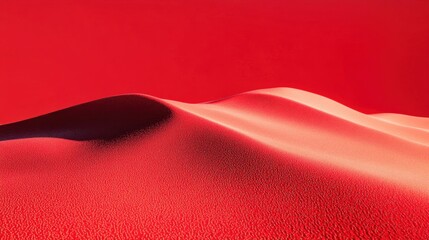 Poster - Abstract low-angle view of a red gradient with warm vintage tones and a soft noise texture, minimalist and captivating