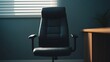 © pkproject - Empty Office Chair Signifying Start of Productive Workday or Meeting