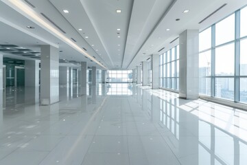 Wall Mural - Commercial Flooring. Modern Interior Design for Corporate Office Space