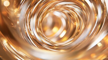 Poster - Dynamic spiraling led light trails abstract environment visual art soft blurry motion captivating illumination