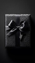 46. A-Z crafted with simple yet elegant gift designs, black and white background