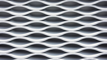 Poster - Abstract geometric pattern background in shades of white graphic design modern aesthetic minimalist environment