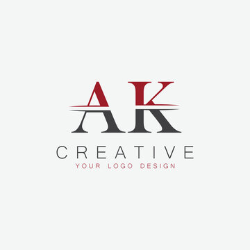 initial monogram logo with creative design.	
