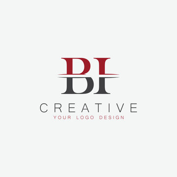 initial monogram logo with creative design.	