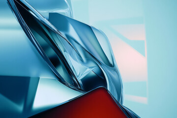 Poster - a red vase with a red vase in it