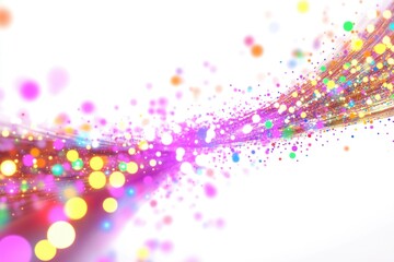 Aufkleber - A close-up view of a collection of multicolored dots, possibly used in design or art projects