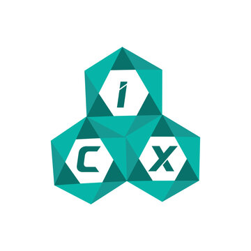 ICX creative minimalist letter logo. ICX unique vector initials alphabet letter logo design