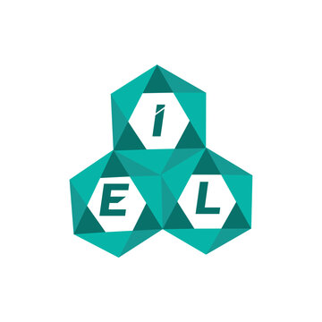 IEL creative minimalist letter logo. IEL unique vector initials alphabet letter logo design