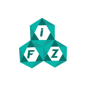 IFZ creative minimalist letter logo. IFZ unique vector initials alphabet letter logo design